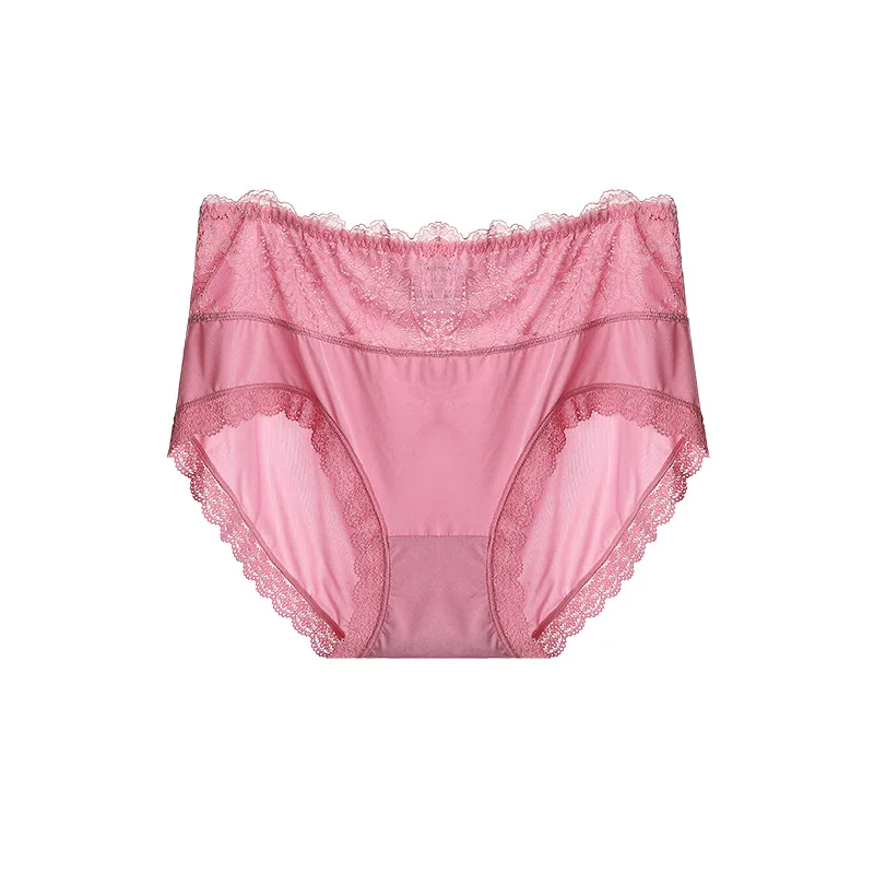 

2022 New Arrival Women's Large Plus Size Underwear Elastic Valentines Sexy black Lingerie Lady Lace Underwear Panties Culotte