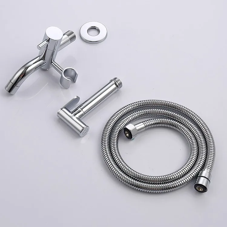 bidet-faucet-sprayer-068-complete-kit-spray-head-hose-escutcheon-fittings-laid-out