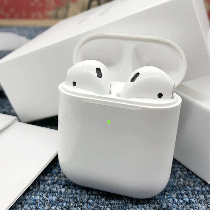 

Amazon Top Seller Air2 Wireless Headset With Charging Bin gen 2 tws airoha 1536u earphone, White
