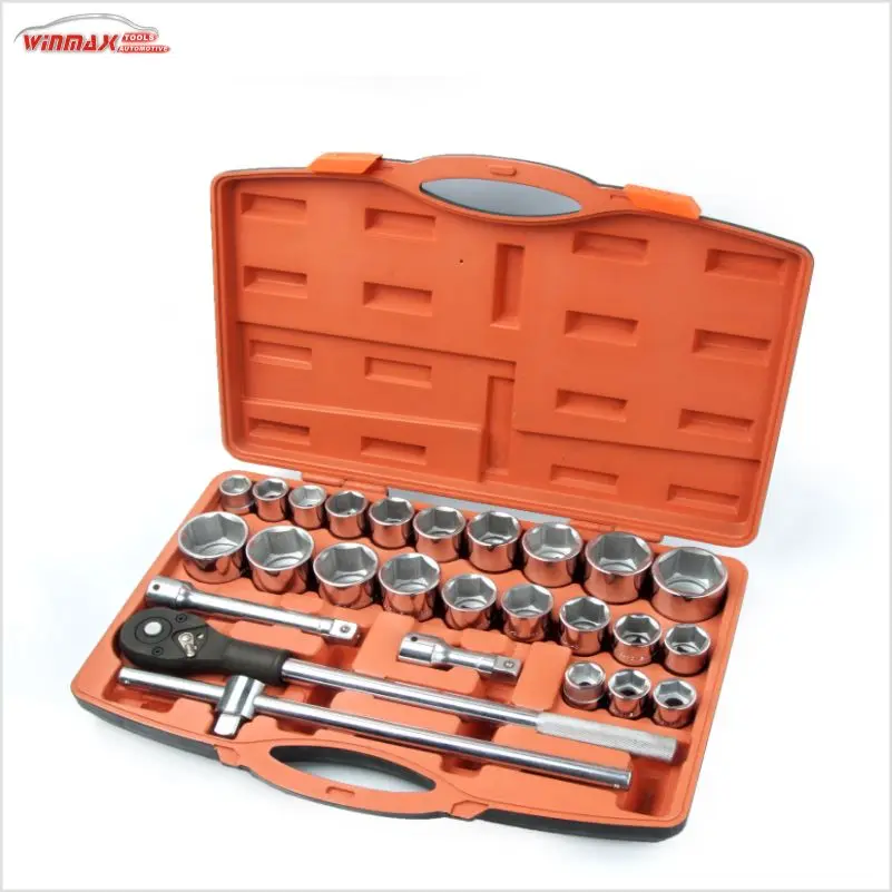 

Local stock in America! Winmax 27pcs Metric And Ratchet Wrench Universal Socket Wrench Set For Car