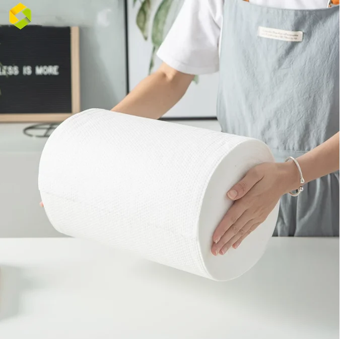 

Non-woven Fabric Quick Dry Disposable Hair Salon Towel for One Time Use, White