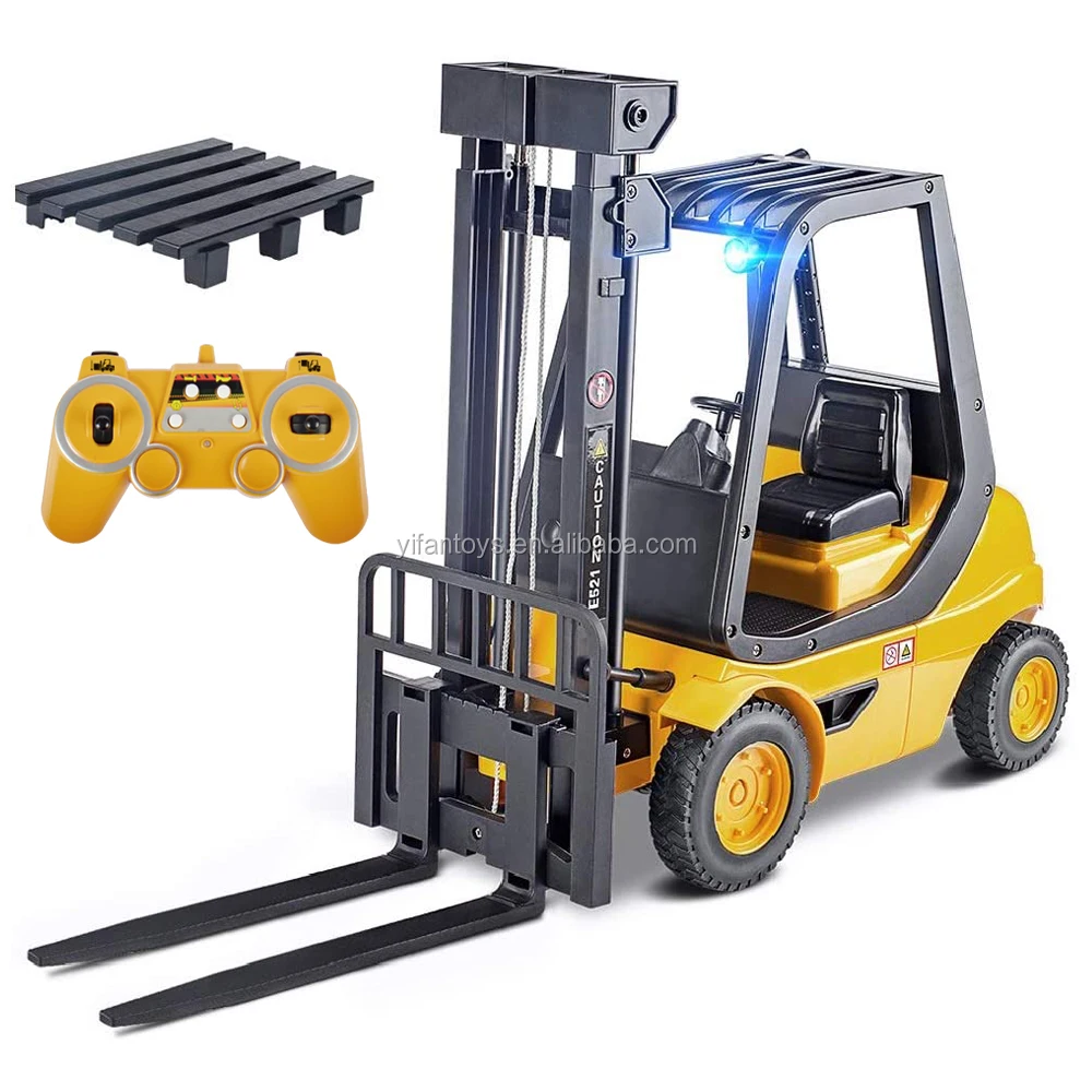 Forklifts Car Delicate Interesting Forklifts Car Model with Pallets Box for Toys for Kids for Boys for Gifts 