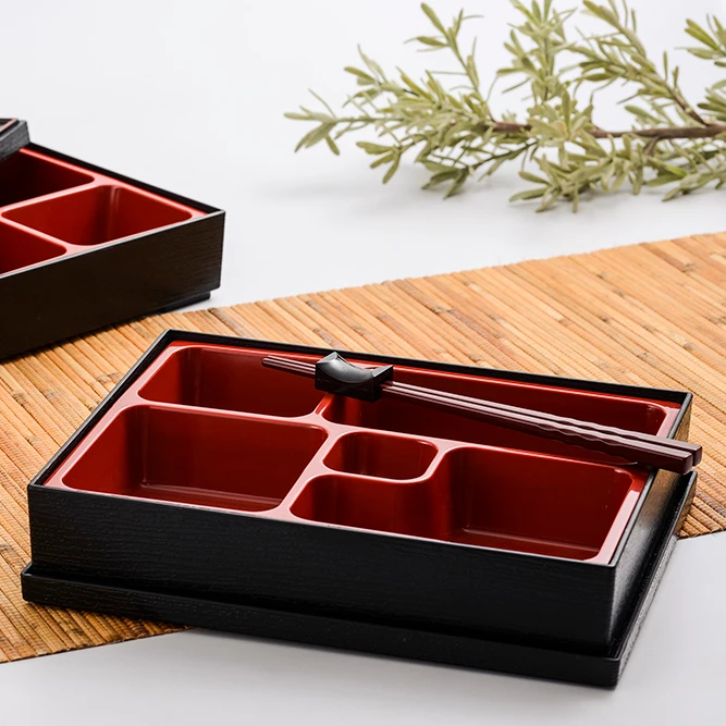 

Customized gourmet bento box lunch box for all countries in materials of PP , ABS, 100% Melamine option