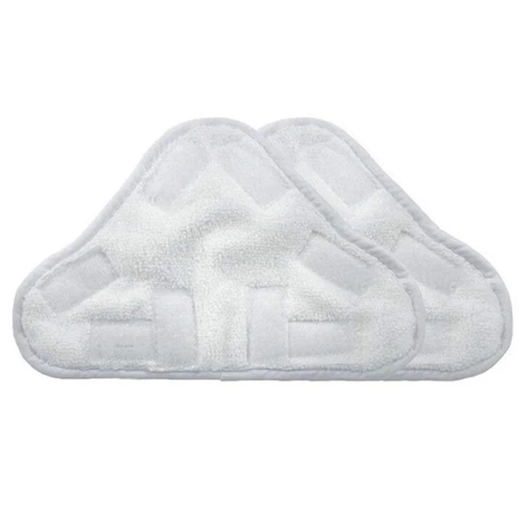 

Low Price Good Quality Microfiber Mop Pad Replacement Head Steam Mop Pad, White