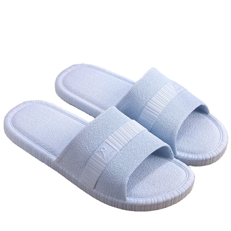 

New bathroom slippers for men and women summer lovers - direct from manufacturer of non-slip plastic slippers, As shown in figure