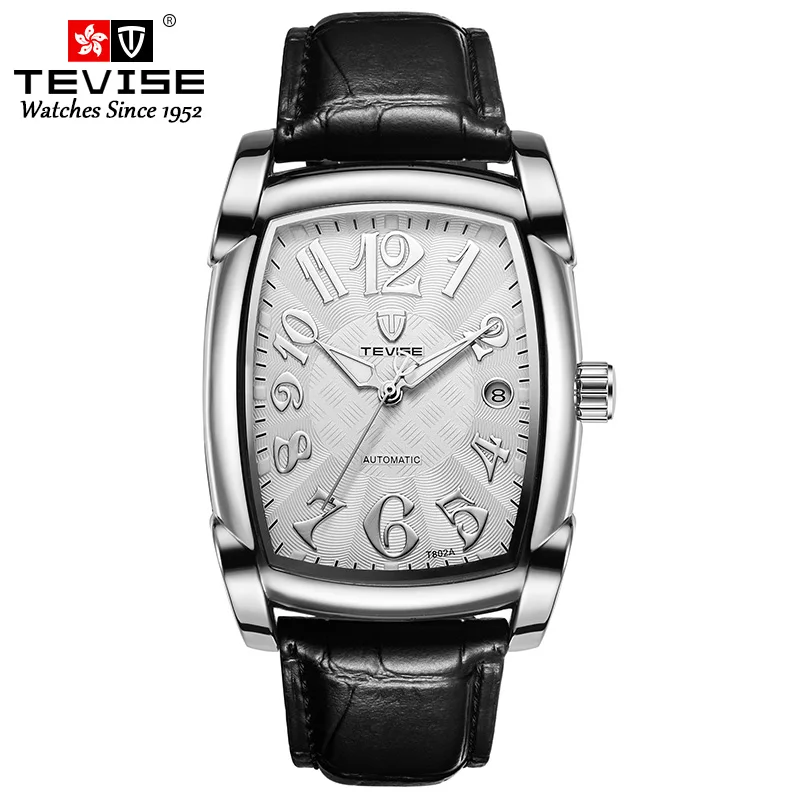 

Fashion Square Wristwatches Self Winging Wrist Watches Men Luxury Brand Automatic Watch Automatic and Mechanical Watch, Optional