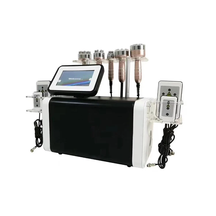 

High quality Multi-function 6 in 1 Ultrasonic 40K Cavitation Vacuum RF Body Slimming Beauty Machine