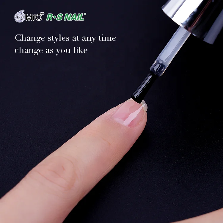 

RS Nail Fashion manicure LED uv gel polish Nail Care Gel nail art, Clear