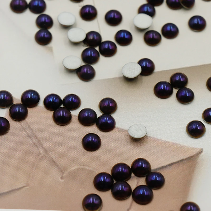 

Brown Flare Hotfix Round Loose Korean Hotfix Rhinestones for Jeans