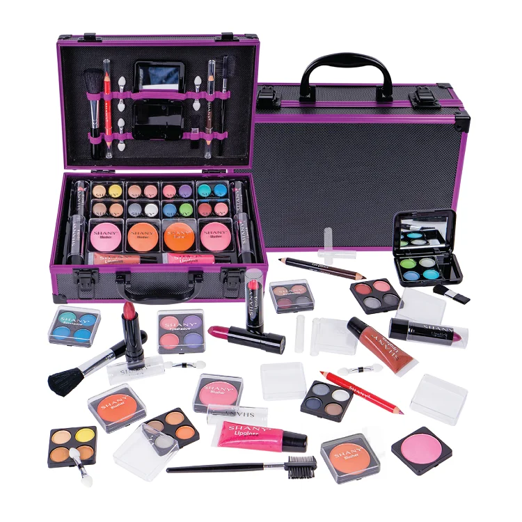 
Branded Girl Complete Vanity Aluminium Beauty Cosmetic Box Full Makeup Set 