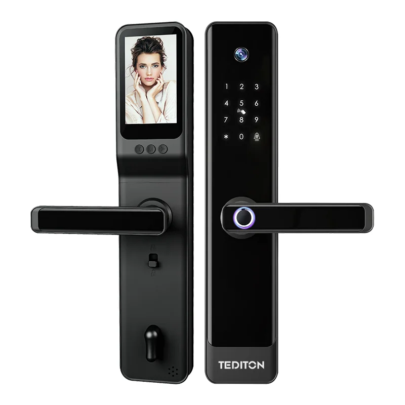 

cerradura inteligente tuya app keyless entry smart locks for front door fechadura fingerprint door lock with camera