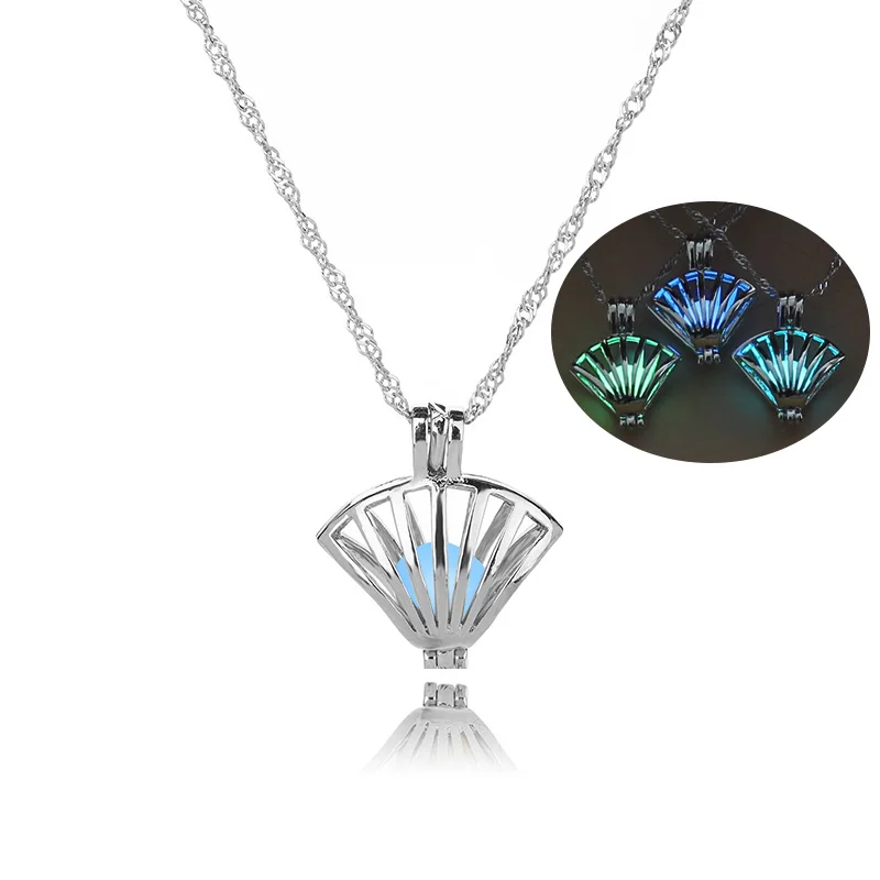 

Ladies Choker Noctilucent Shell Pendant Jewelry Necklace 3 Colors Is Optional