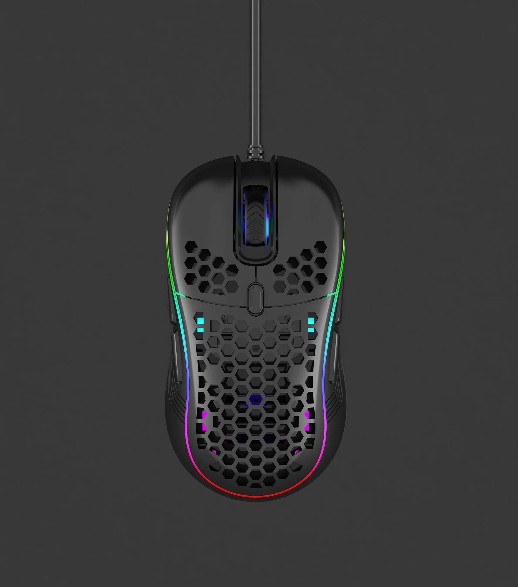 Gaming Mouse Wired Optical Rgb Light With Macro Software