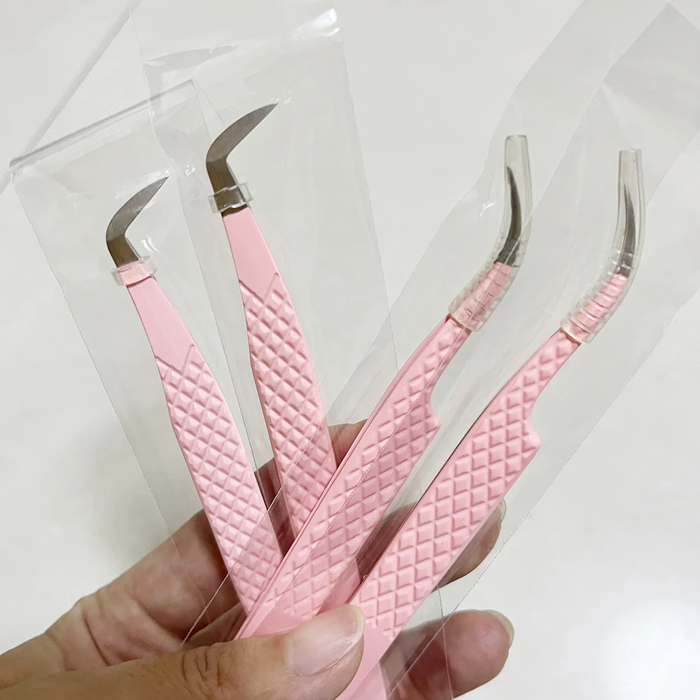 

custom fiber tip eyelash extension tweezers for eyelash extension Professional fiber tip tweezers