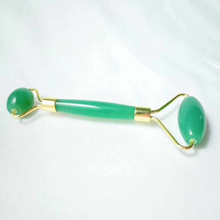 

2020 face green aventurine facial massage roller