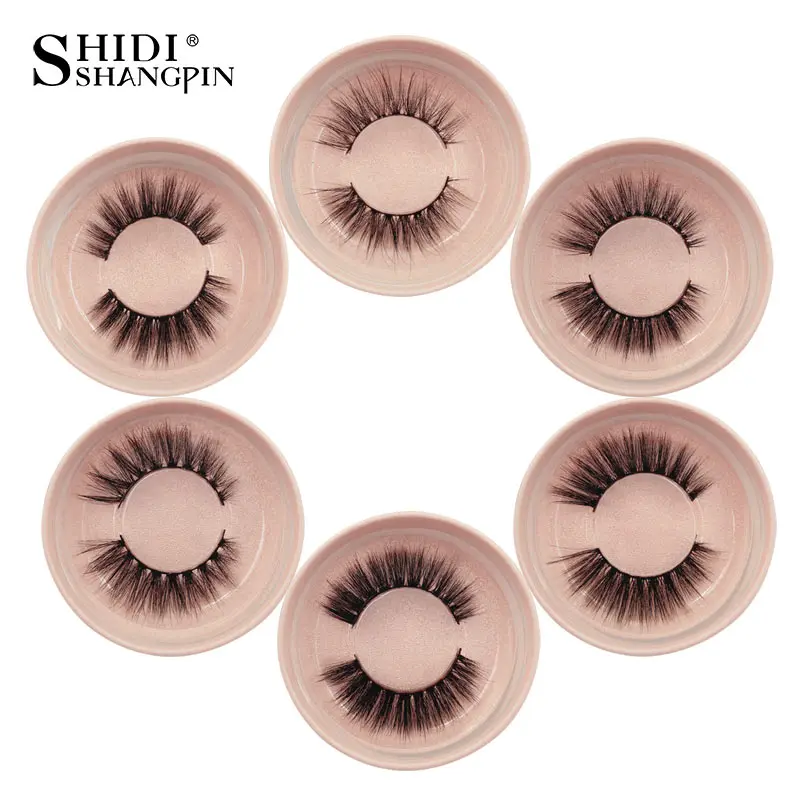 

20mm/25mm 100% Handmade Natural Thick Eye Lashes Wispy lash ey lash 3d Mink Hair Volume Soft Mink Eyelashes