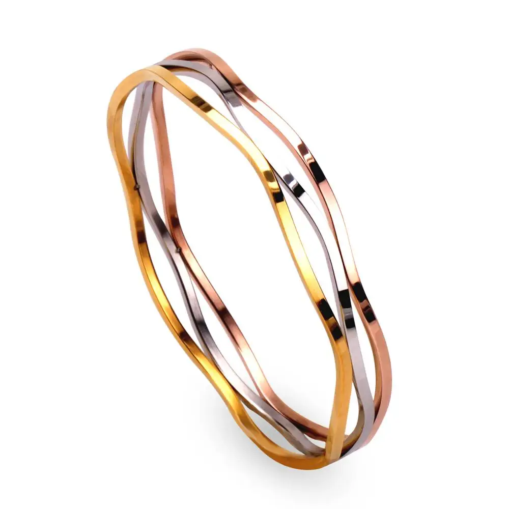 

Curb Chain 316l Jewelen Bf Cuff Charm Logo Link Men Wholesale Unique Ruigang Custom Stainless Steel Bangle 2021 Bracelet, Steel, gold, rose gold and black