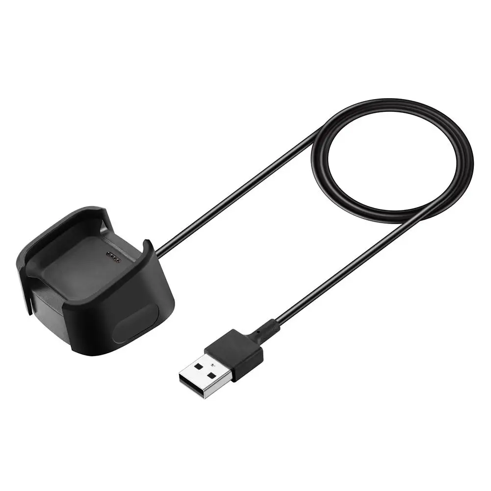 

USB Charger For Fitbit Versa 2 Health Fitness Smart Watch Replacement USB Charging Cable Dock Stand Outgoing