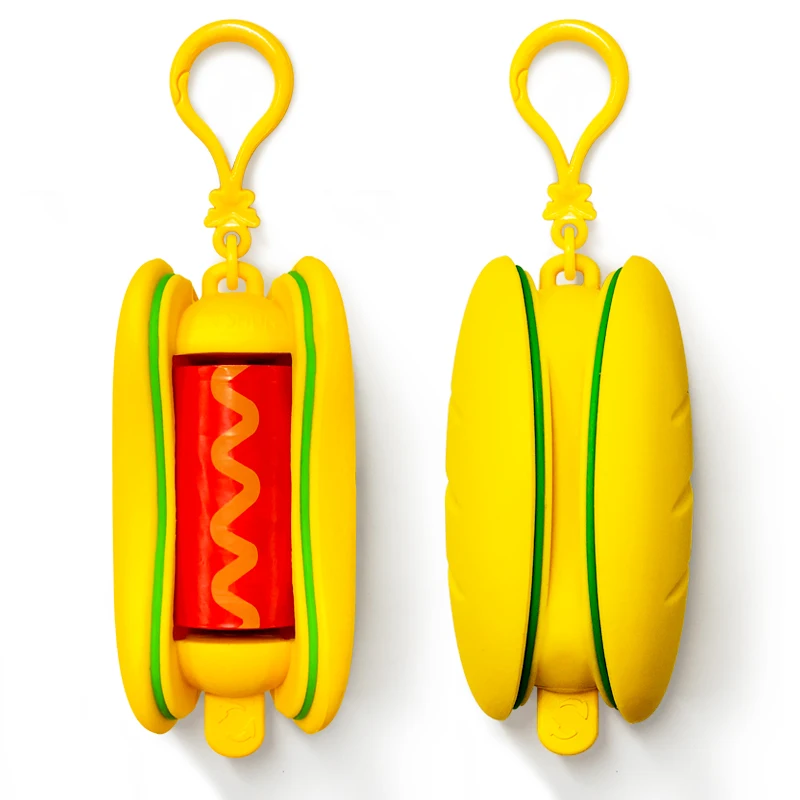 

Hot selling new fashion custom dog poop bag with hang buckle