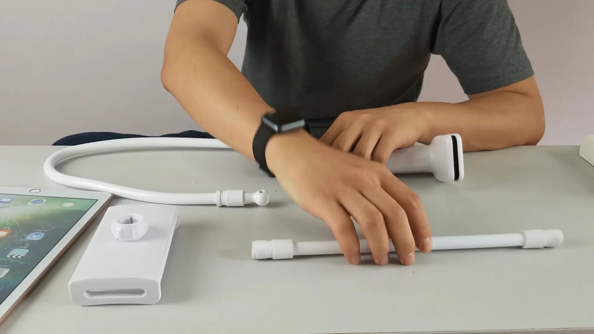 80cm Flexible Phone Holder Bed Gooseneck Mount Flexible Arm 360 Mount