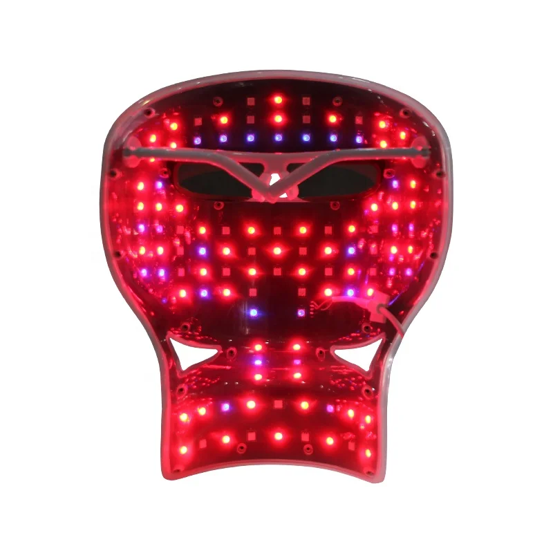 

Quality High Beauty Tools Photon Light Skin Rejuvenation LED Mask Therapy Facial Skin Care Light Therapy Mask for female, White