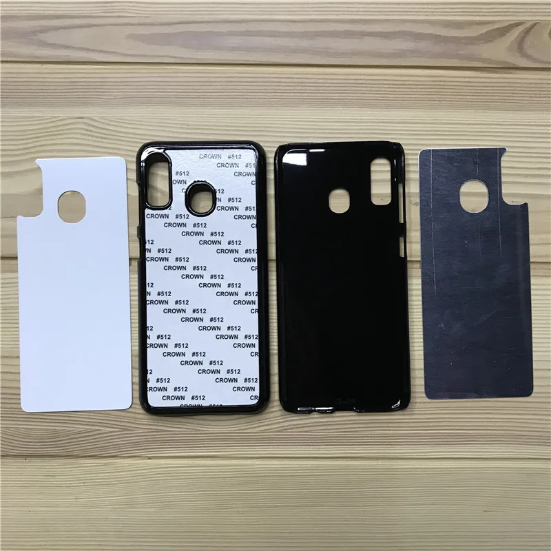 

For Samsung Galaxy A50 A70 2D Sublimation Blank Back Cover PC Case for A10 S10 Plus Note10 Sublime Aluminium Alloy With PC Pouch