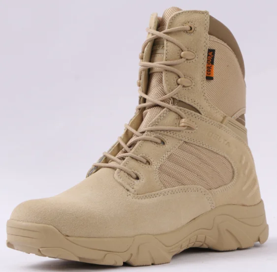 

High military combat boots tactical boots hiking shoes black custom boots