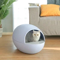 

Automatic Cat Litter Box Eggshell Smart Odor Removal Anti-Splash Self Cleaning Cat Litter Box