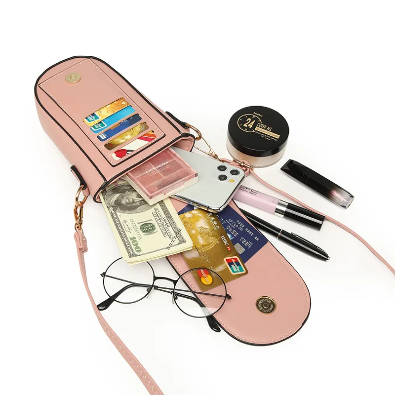 

Crossbody Bags for Women Small Cell Phone purse Leather Fashion Travel Designer Ladies Shoulder mobile phone Bags, 8 colors