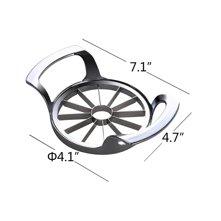 

12 Blades Food Grade Apple Cutter 304 Stainless Steel Apple Cutter Corer