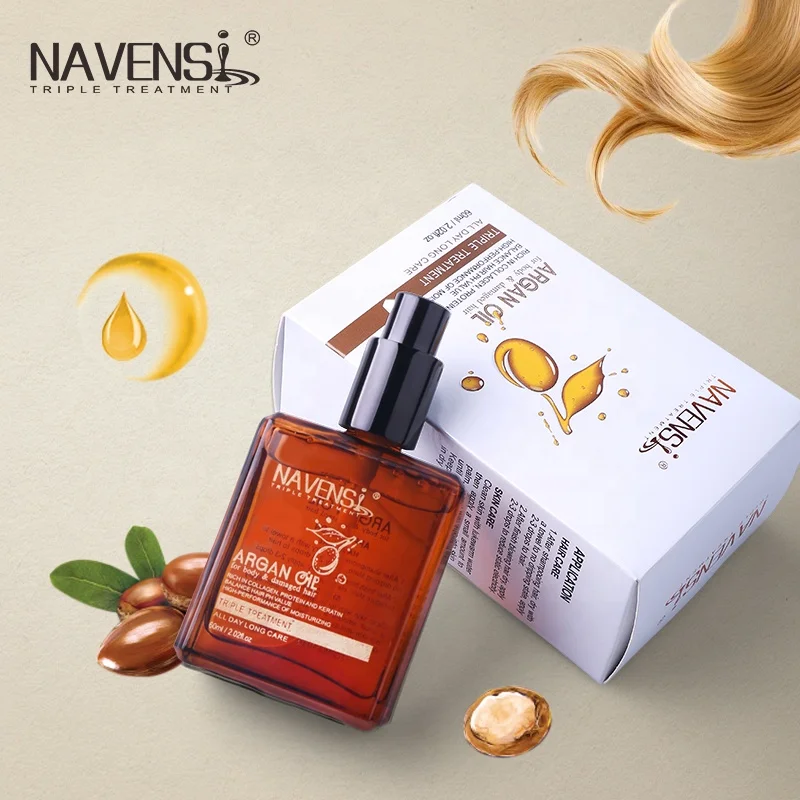 

Navensi heat protectant private label hair growth argan oil serum series 30ml from morocco wholesale