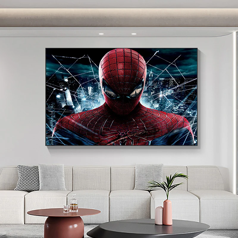 Anime Cartoon Spiderman Art Canvas Painting Poster And Print Canvas Painting  Wall Art For Living Room Home Decor For Kids Room - Buy Canvas Painting,Art  Print,Decor Painting Product on 