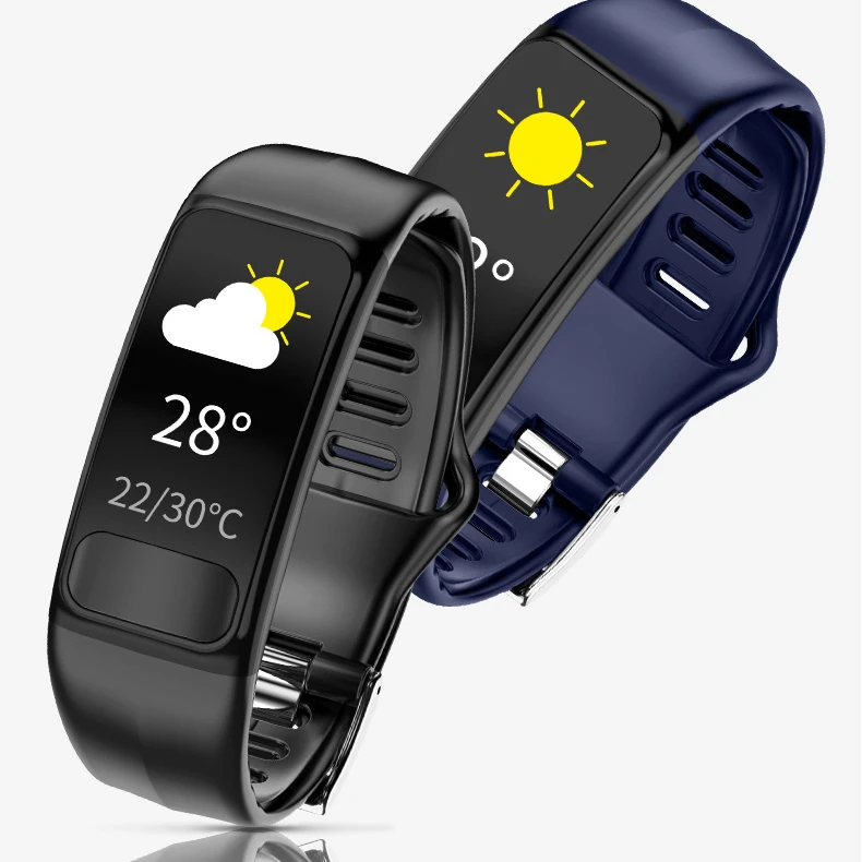 

Amazon hot sale waterproof ip67 healthcare 0.96'' TFT full color display smart bracelet smart watch price
