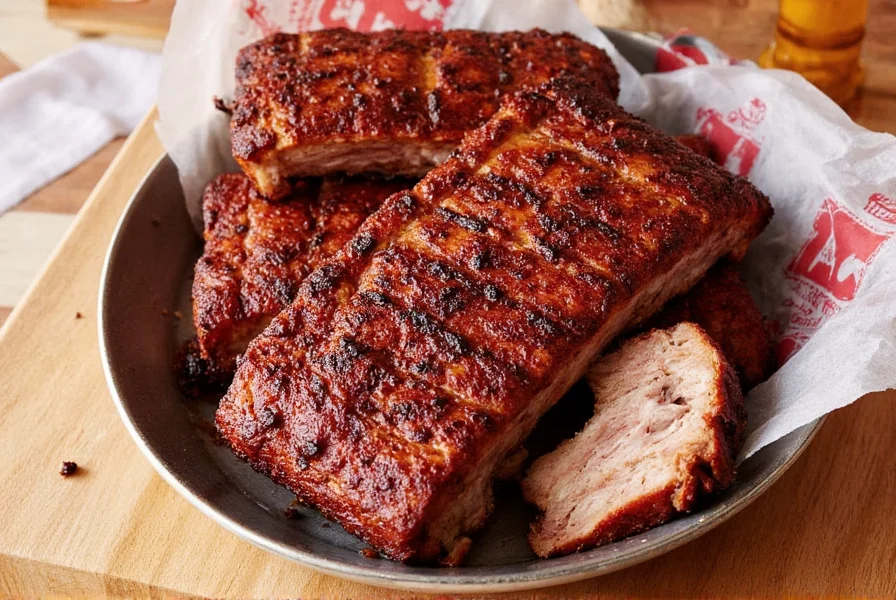 Ribs Wrapped in Foil