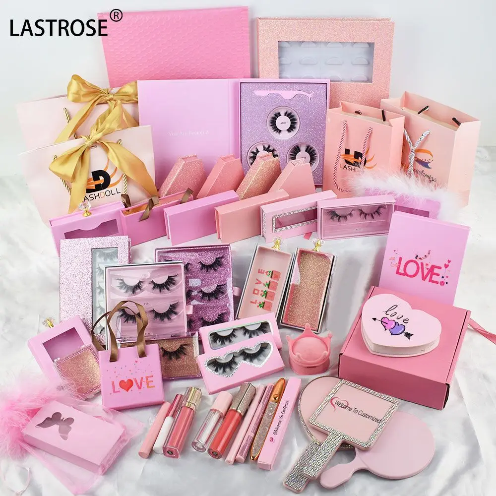 

Expo deals lashbox Custom Logo lash packaging printed empty eyelash packaging box with Low MOQ