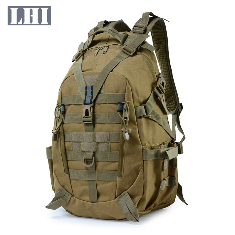

LHI 2020 Cheap Rucksack Military Back Pack Sport Waterproof Canvas 25L Army Hiking Military Tactical Bagpack Backpack Bag