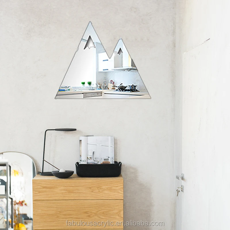 

Wholesale Factory Price laser cutting PMMA mirror 4mm acrylic design decoration wall hanging mirror for home decor