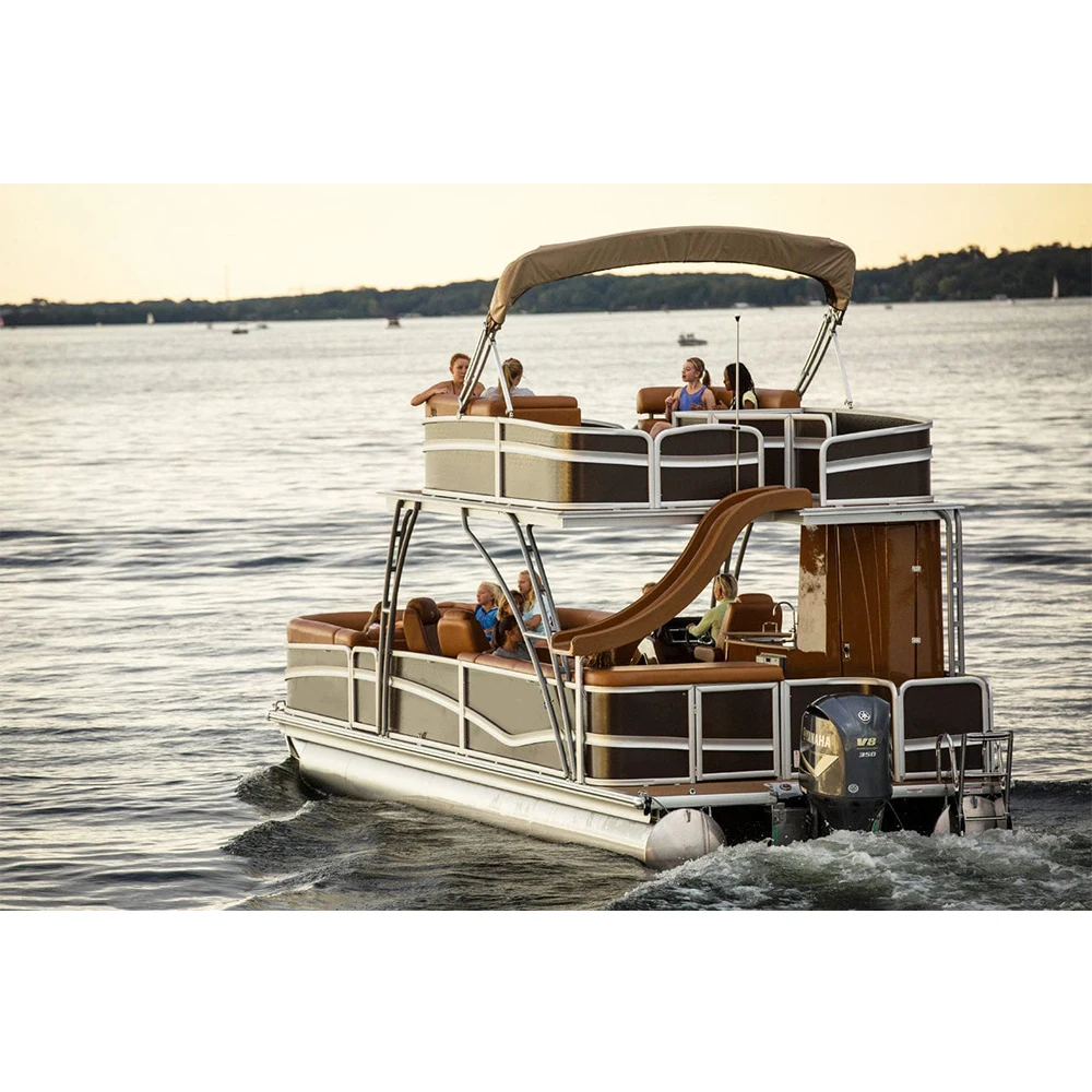 

RTS Kinlife Luxury Sightseeing party barge tritoon pontoon boats, Customized color