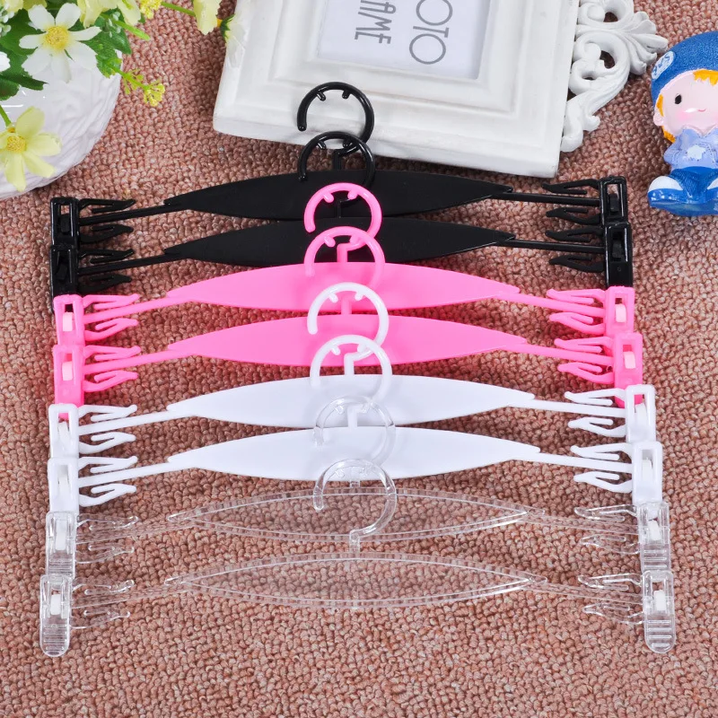 

Plastic Underwear Hangers for Lingerie Bra Bikini sports underwear Custom logo, White black transparent