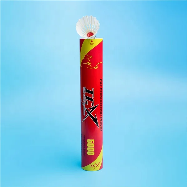 

TCX5000/hot selling philippine market Xp2 Silver badminton shuttlecock same as TCX5000 badminton shuttlecock, Natural white feather