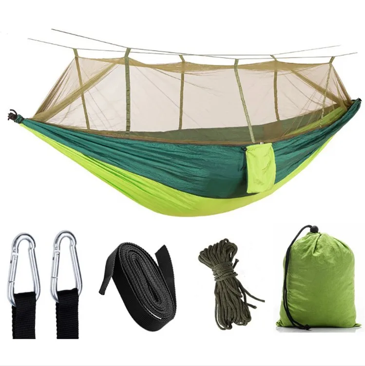 

Factory Outdoor Camping Portable Double Mosquito Net Hammock Tent