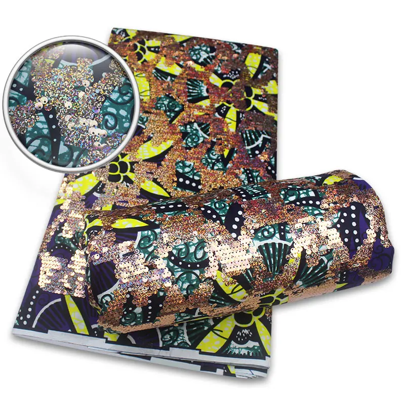 

cotton fabric sequin wax print SMD255SW21-SMD255SW30