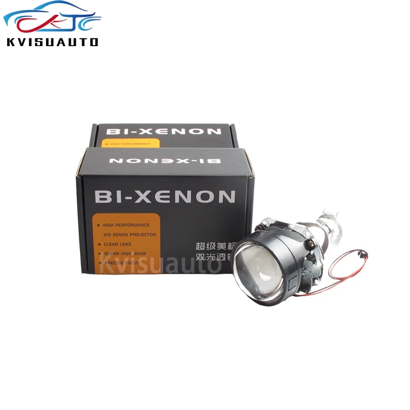 Universal V7.1 hid bi xenon projector lens 2.5 inch super brightness H1 projector Hi/Low hid lens for cars