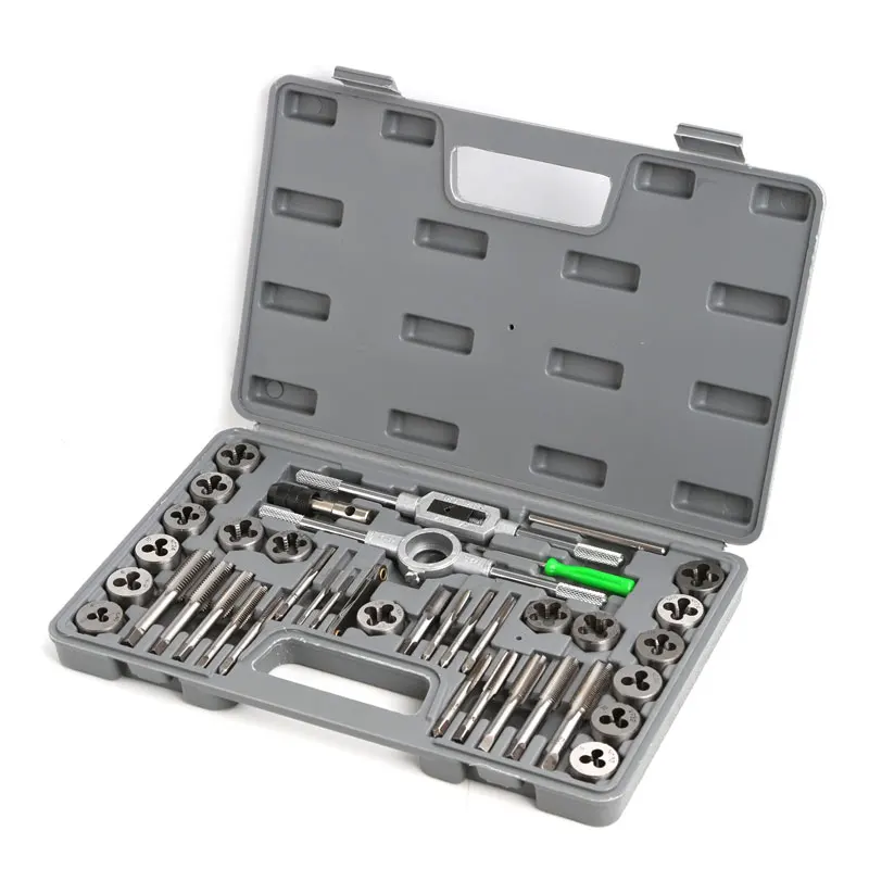 

Local stock in America! Winmax 40pc Tap and Die Combination Set Tungsten Steel Titanium SAE Tools Heavy Duty