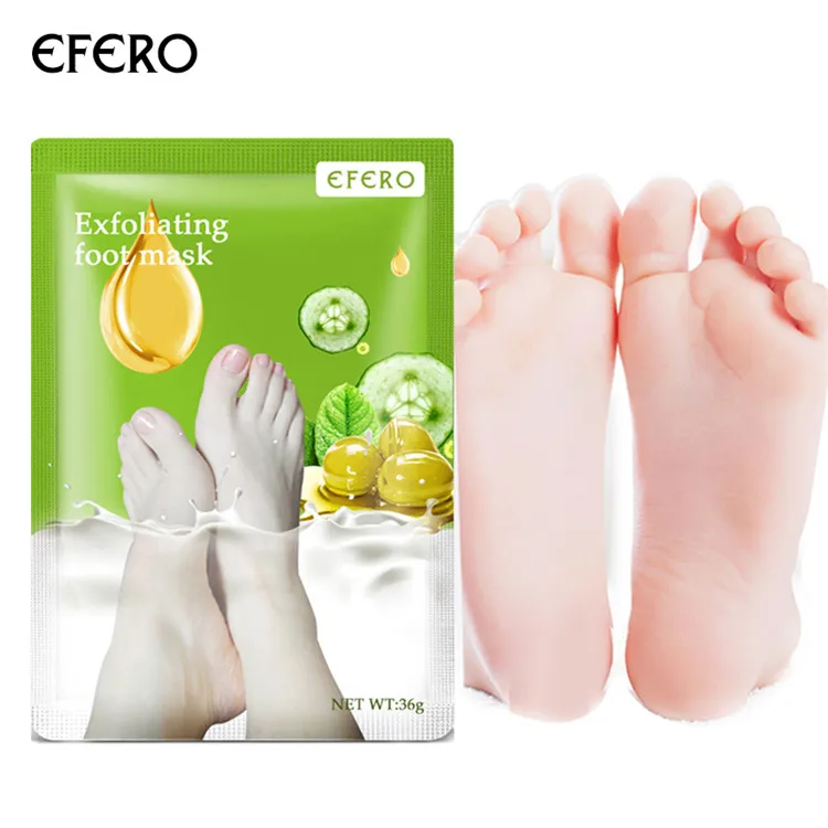 

Exfoliating Scrub Pedicure Spa Socks Foot Peel Feet Care Peeling Foot Mask for Heels Remove Dead Skin Moisture, White