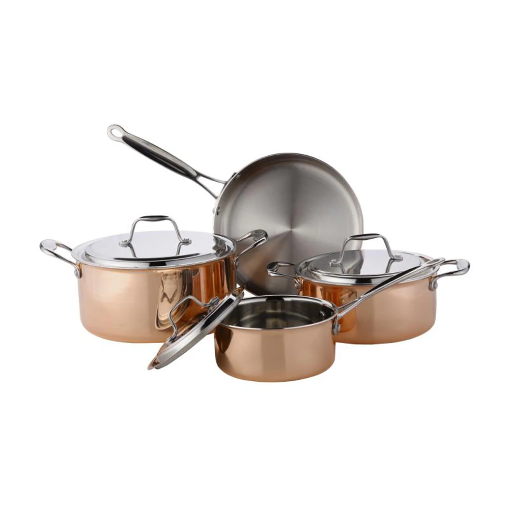 

Copper Pan And Pot Still Distillation Cooking Pot Pan Set Cookware