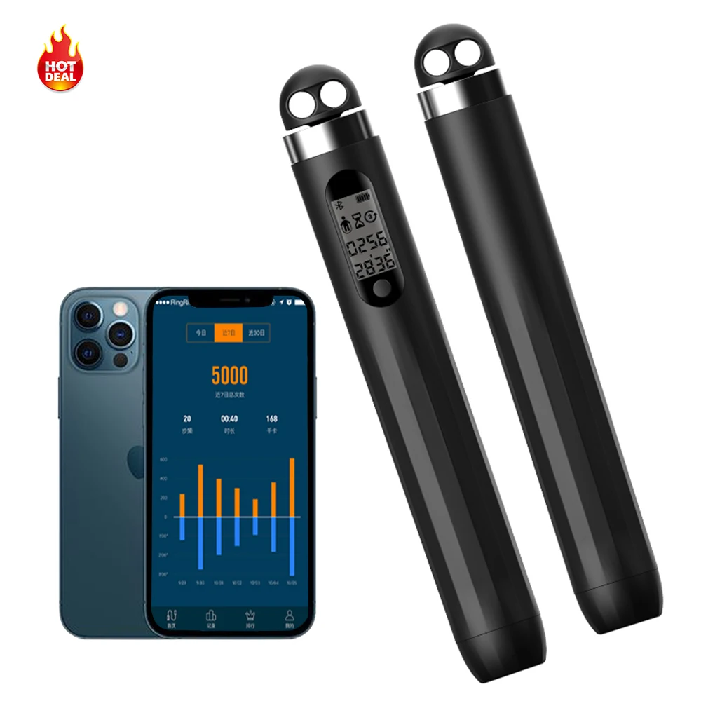 

Smart Gym Fitness Adjustable Speed Heavy Weighted smart Skipping Jump Rope