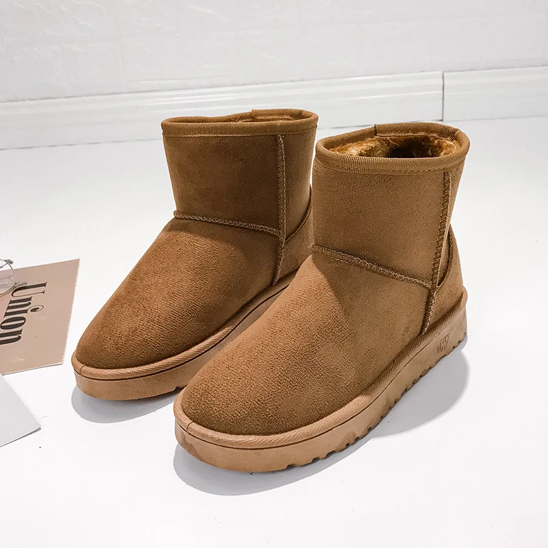 

Dropshipping low price boots for women ankle fur ladies boots big size snow boots, Customized color
