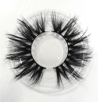 

Natural Looking Siberian Mink Eyelash Strips Private Label 5d Mink eyelashes 25mm lashes