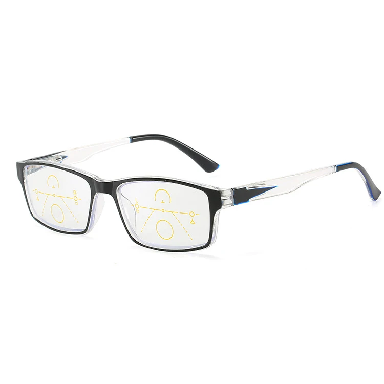 

Wholesale Cheap Fashion 2021 new design Anti blue light blocking reading glasses progressive multifocal reading glasses
